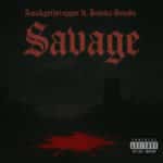 AmakyeTheRapper - Savage featuring Kweku Smoke official cover art.